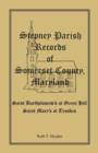 Image for Stepney Parish Records of Somerset County, Maryland