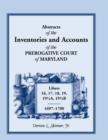 Image for Abstracts of the Inventories and Accounts of the Prerogative Court of Maryland, 1697-1700 Libers 16, 17, 18, 19, 191/2a, 191/2b