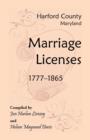 Image for Harford County, Maryland Marriage Licenses, 1777-1865