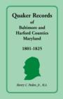 Image for Quaker Records of Baltimore and Harford Counties, Maryland, 1801-1825