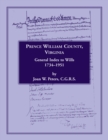 Image for Prince William County, Virginia, General Index to Wills, 1734-1951
