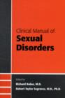 Image for Clinical Manual of Sexual Disorders