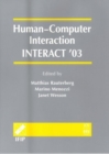 Image for Human-computer interaction  : INTERACT &#39;03