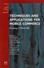 Image for Techniques and Applications for Mobile Commerce : Proceedings of TAMoCo 2008