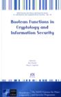 Image for Boolean Functions in Cryptology and Information Security