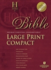 Image for HCSB Large Print Compact Bible, Brown/Tan Leathertouch