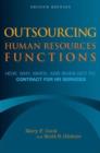 Image for Outsourcing Human Resources Functions