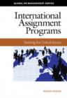 Image for International Assignment Programs : Tackling the Critical Issues