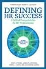 Image for Defining HR Success : 9 Critical Competencies for HR Professionals