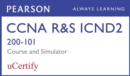 Image for CCNA R&amp;S ICND2 200-101 Pearson uCertify Course and Network Simulator Bundle