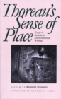 Image for Thoreau&#39;s Sense of Place: Essays in American Environmental Writing.