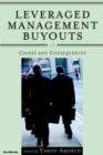 Image for Leveraged Management Buyouts : Causes and Consequences