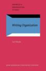 Image for Writing Organization