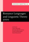 Image for Romance Languages and Linguistic Theory 2000