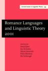Image for Romance Languages and Linguistic Theory 2001