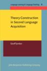 Image for Theory Construction in Second Language Acquisition