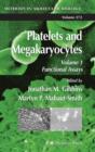 Image for Platelets and megakaryocytes  : methods and protocols