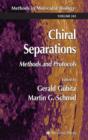 Image for Chiral separations  : methods and protocols