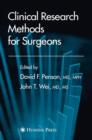 Image for Clinical Research Methods for Surgeons