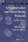 Image for Cryopreservation and freeze-drying protocols