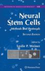 Image for Neural stem cells  : methods and protocols