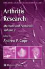 Image for Arthritis research  : methods and protocolsVol. 2