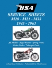 Image for BSA M20, M21 and M33 &#39;Service Sheets&#39; 1945-1963 for All Rigid, Spring Frame, Girder and Telescopic Fork Models