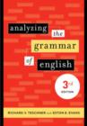 Image for Analyzing the Grammar of English