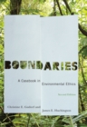 Image for Boundaries: a casebook in environmental ethics