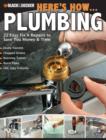 Image for Plumbing  : 22 easy fix it repairs to save you money and time
