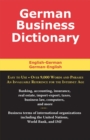 Image for German business dictionary