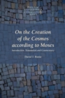 Image for On the Creation of the Cosmos According to Moses