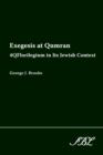 Image for Exegesis at Qumran : 4QFlorilegium in Its Jewish Context