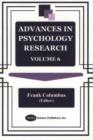 Image for Advances in Psychology Research : Volume 6