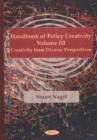 Image for Handbook of Policy Creativity, Volume 3