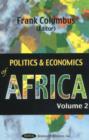 Image for Politics &amp; Economics of Africa, Volume 2