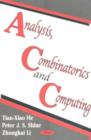 Image for Analysis, Combinatorics &amp; Computing