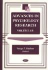 Image for Advances in Psychology Research : Volume 18
