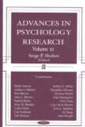 Image for Advances in Psychology Research : Volume 21