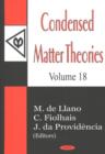 Image for Condensed Matter Theories, Volume 18