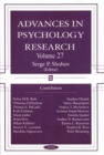 Image for Advances in Psychology Research : Volume 27