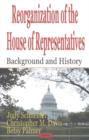 Image for Reorganization of the House of Representatives : Background &amp; History