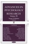 Image for Advances in Psychology Research : Volume 28