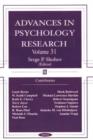 Image for Advances in Psychology Research : Volume 31