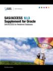 Image for SAS/ACCESS(R) 9.1.3 Supplement for Oracle