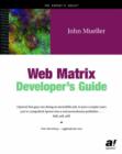 Image for Web matrix developer&#39;s guide