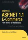 Image for Beginning ASP.NET 1.1 E-Commerce