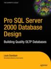 Image for Pro SQL Server 2000 database design