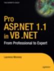 Image for Pro ASP.NET 1.1 in VB .NET  : from professional to expert