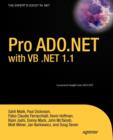 Image for Pro ADO.NET with VB .NET 1.1